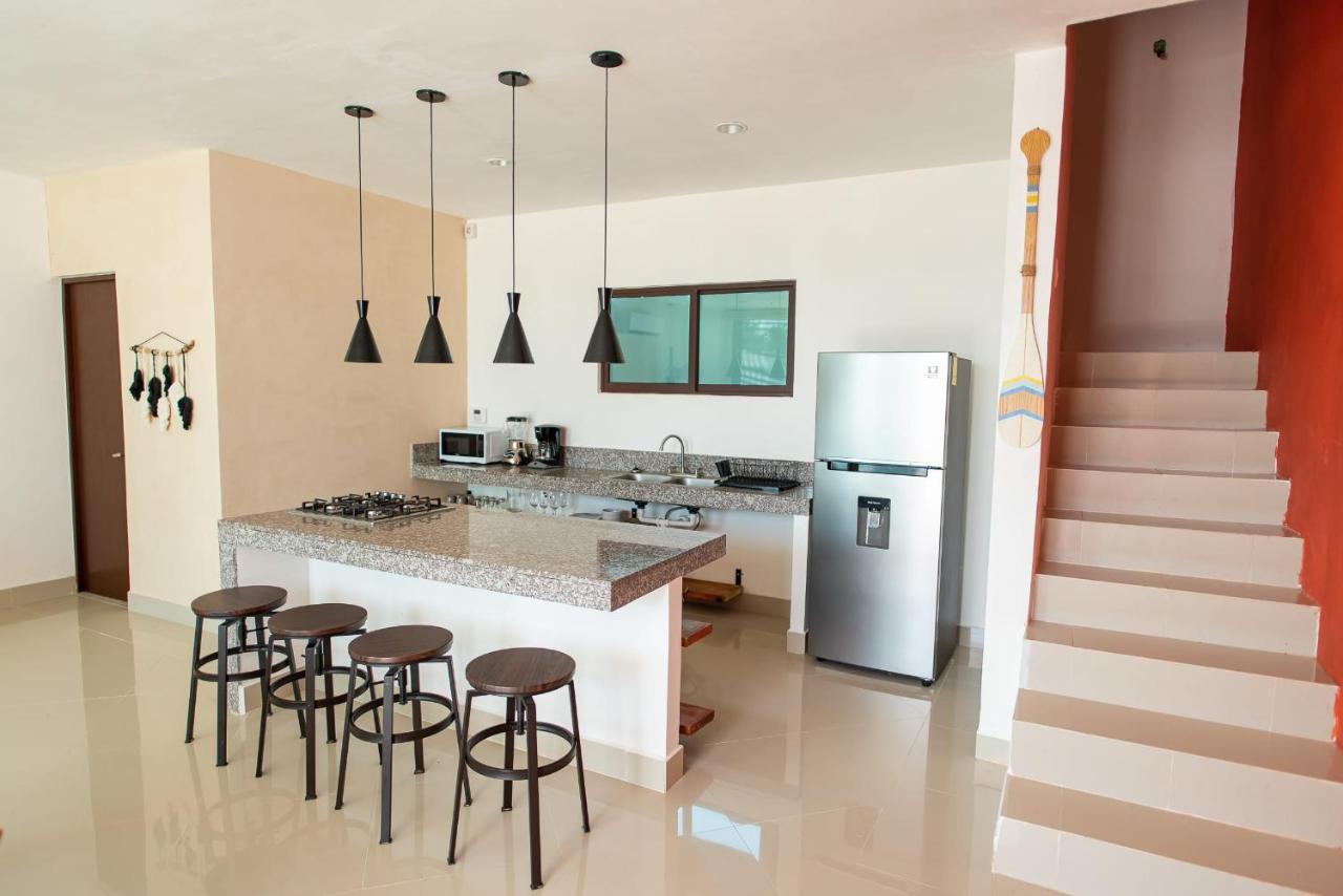 97982 New Modern Villa, Private Pool, High Internet Speed, 2 Blocks From The Beach Pueblo Pueblo Chicxulub Kültér fotó