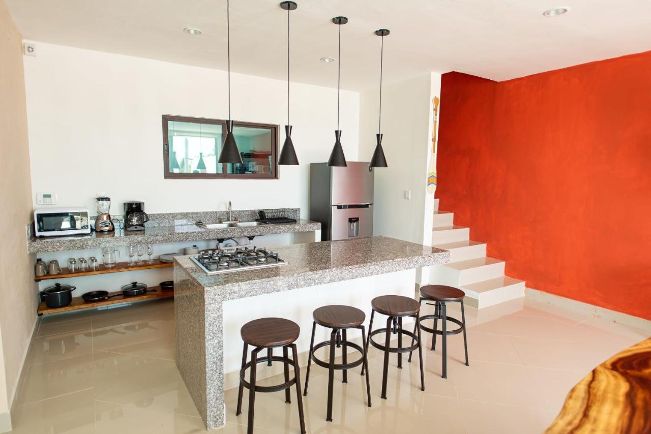 97982 New Modern Villa, Private Pool, High Internet Speed, 2 Blocks From The Beach Pueblo Pueblo Chicxulub Kültér fotó